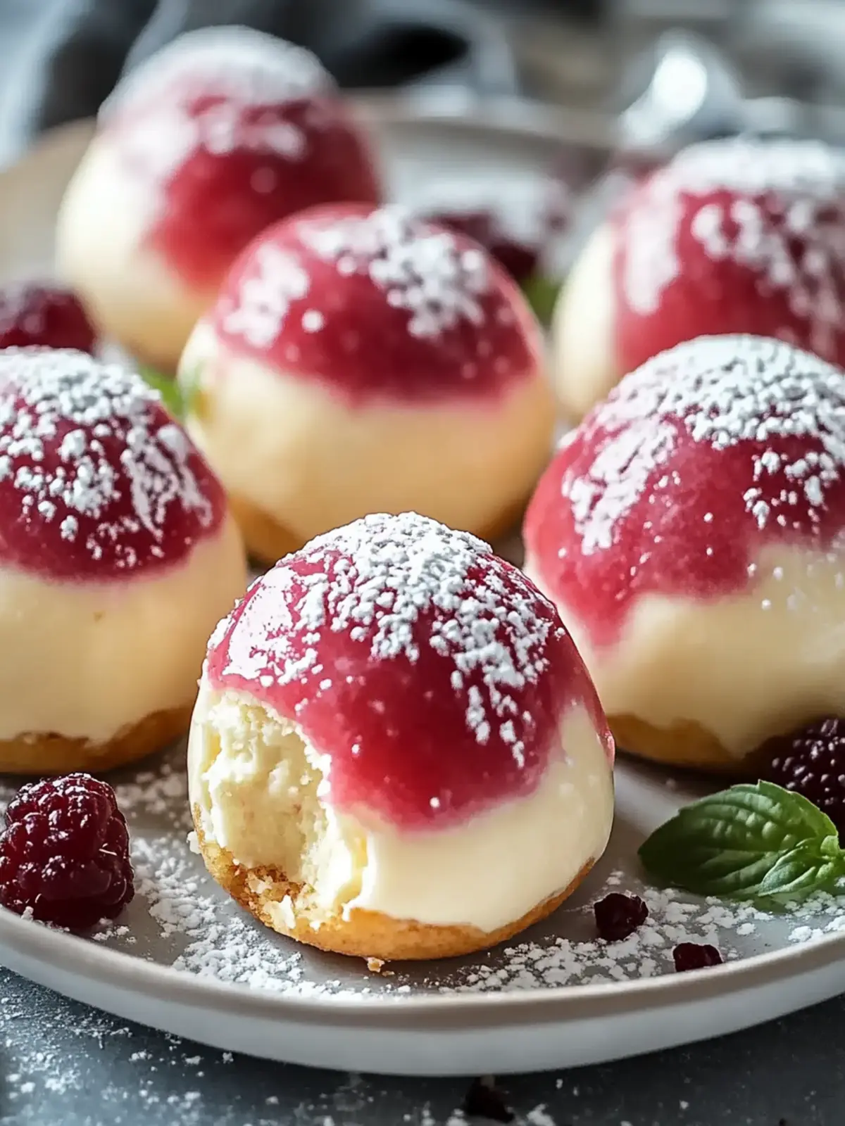 Rhubarb Cheesecake Bombs: Sweet, Tangy Treats You’ll Love 5 Rhubarb Cheesecake Bombs