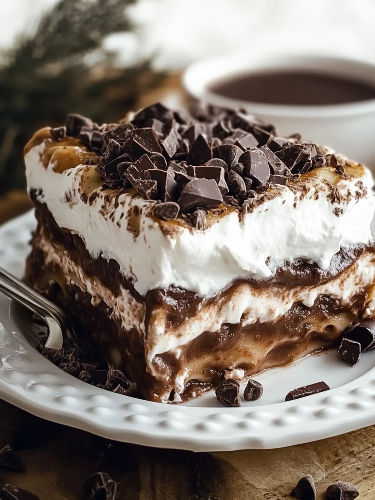 Decadent Hot Chocolate Lasagna Recipe for Chocolate Lovers 5 Hot Chocolate Lasagna Recipe