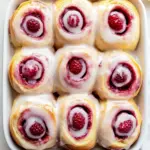Raspberry Cinnamon Rolls with Lemon Glaze: A Refreshing Twist 12 Raspberry Cinnamon Rolls with Lemon Glaze