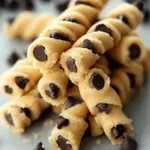 Chocolate Chip Cookie Dough Twists: Fun, Chewy, and Delicious! 11 Chocolate Chip Cookie Dough Twists