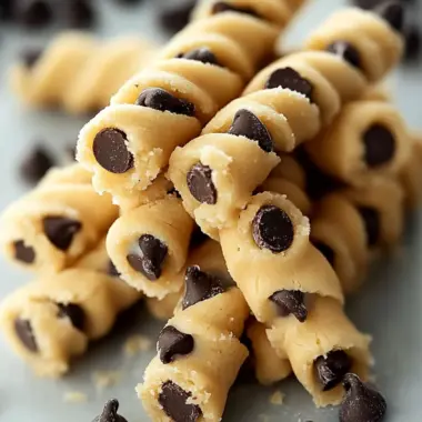Chocolate Chip Cookie Dough Twists: Fun, Chewy, and Delicious! 9 Chocolate Chip Cookie Dough Twists