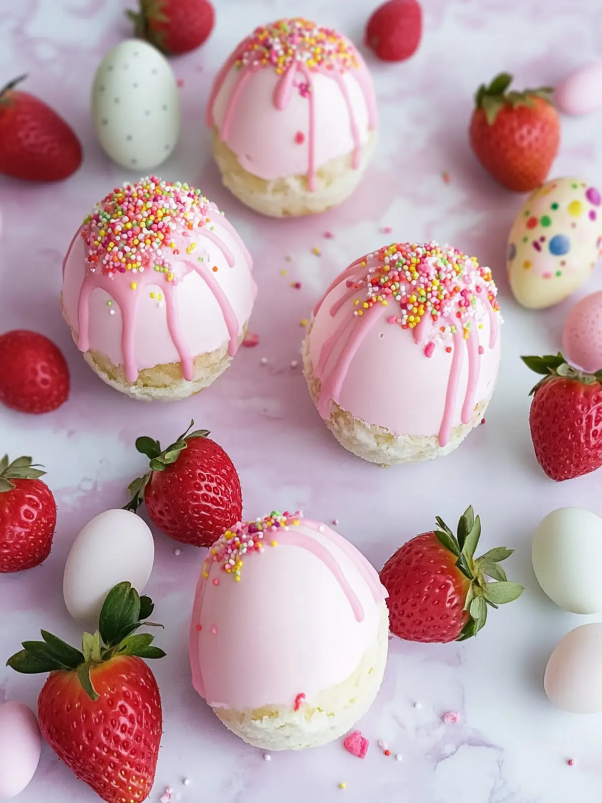 Strawberry Shortcake Easter Egg Bombs to Wow Your Guests 4 Strawberry Shortcake Easter Egg Bombs