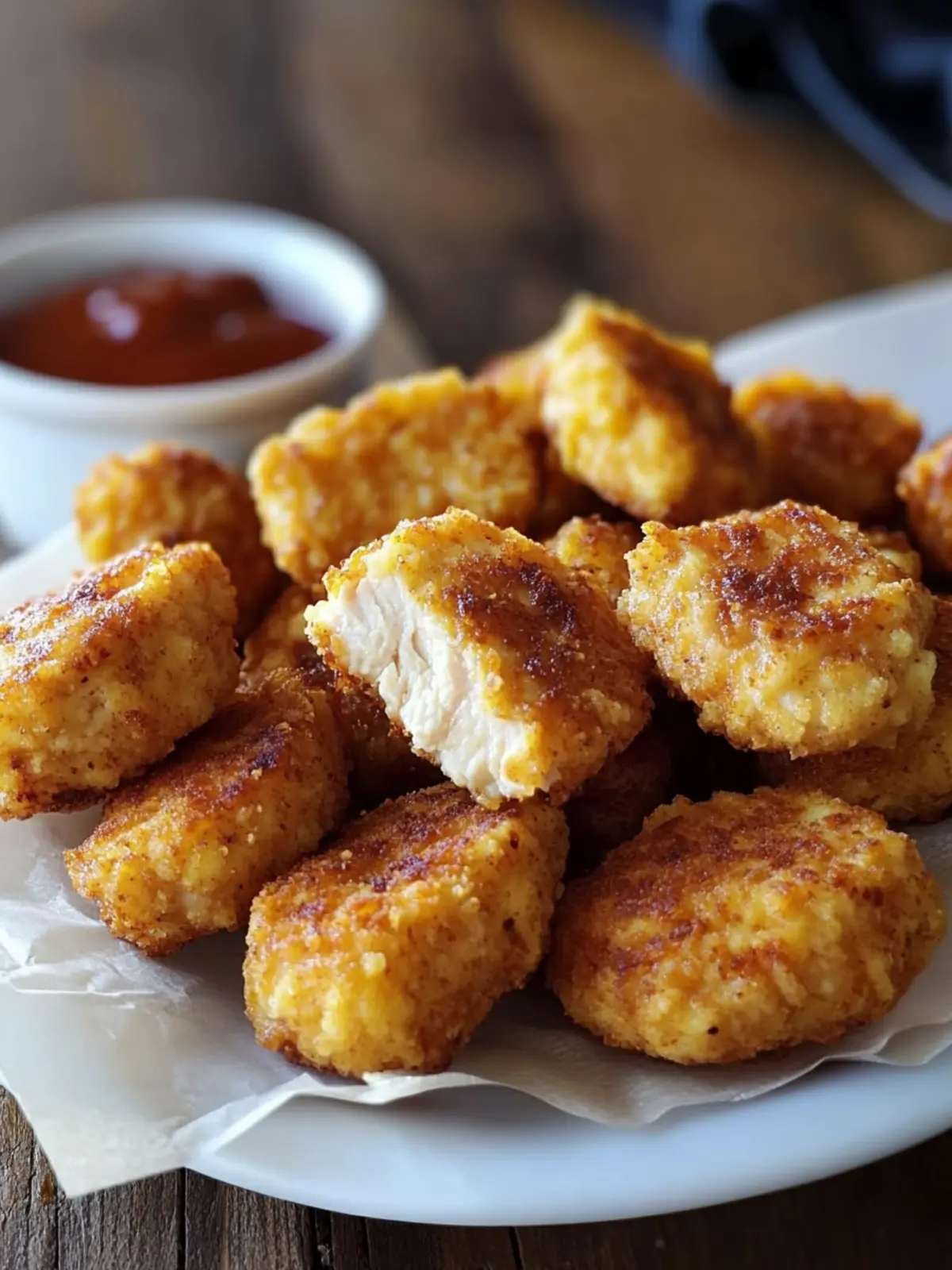 Easy Baked Chicken Nuggets Made with Canned Chicken Bliss 2 Easy Baked Chicken Nuggets (Made with Canned Chicken)