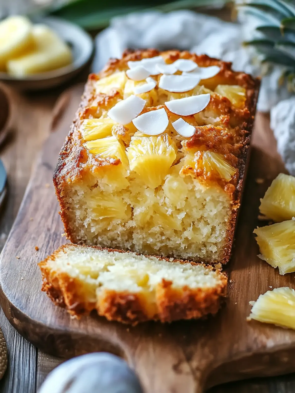 Cozy Pineapple Coconut Bread That Will Brighten Your Day 3 Cozy Pineapple Coconut Bread