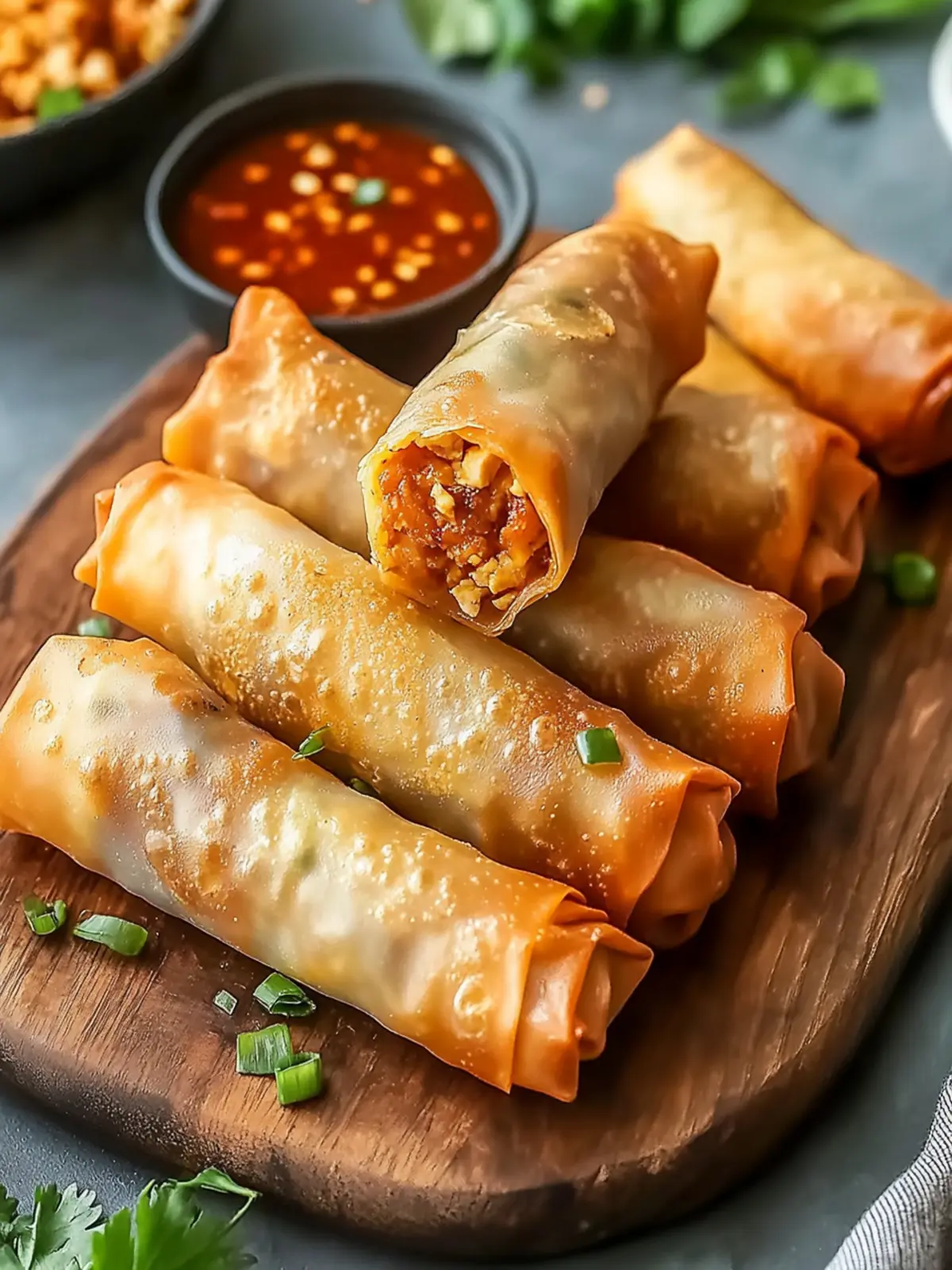 Crispy Msakhan Egg Rolls Made Easy with Rotisserie Chicken 5 Crispy Msakhan Egg Rolls Made Easy with Rotisserie Chicken