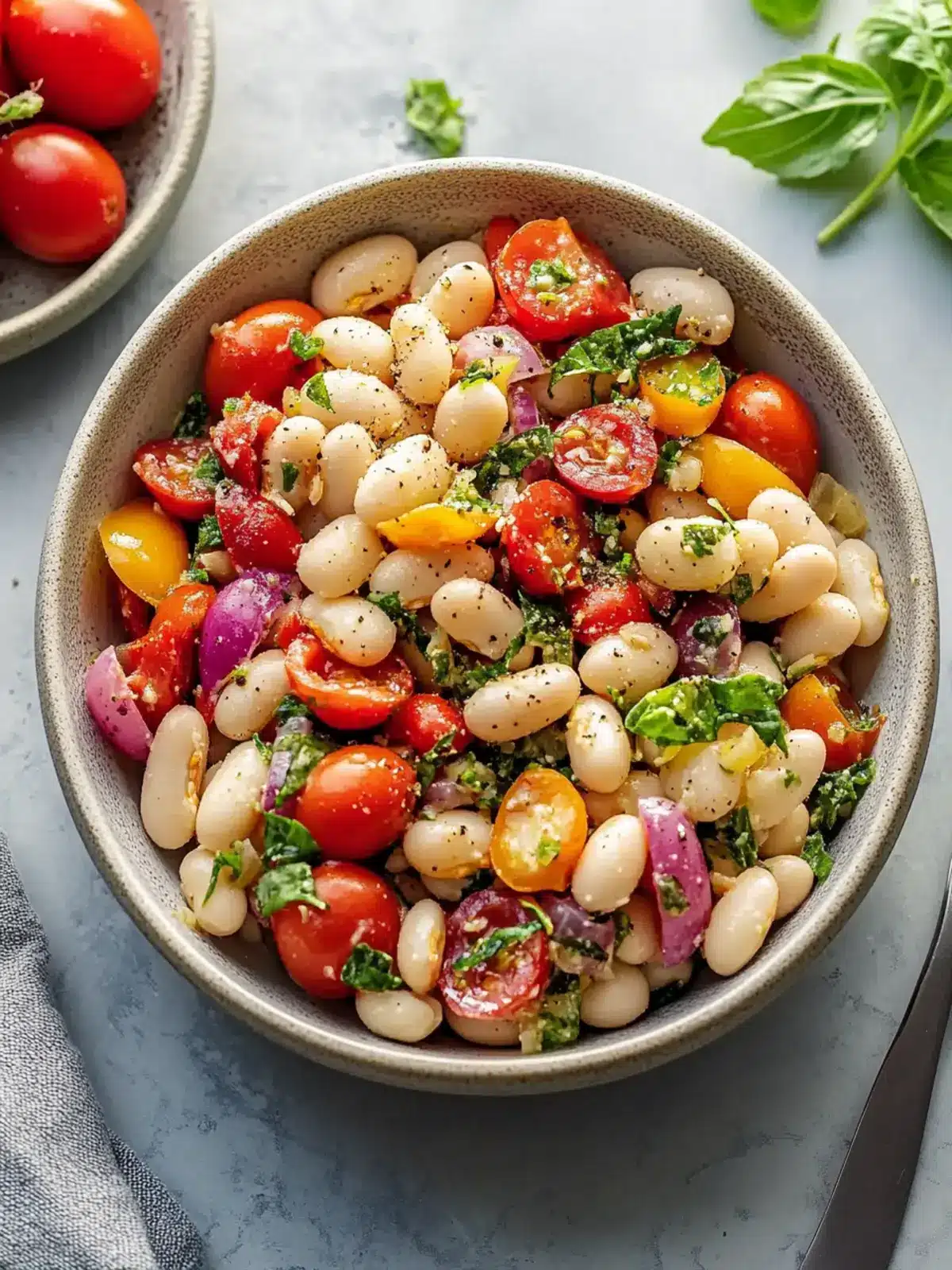 Easy Italian White Bean Salad Ready in 20 Minutes! 4 Easy Italian White Bean Salad