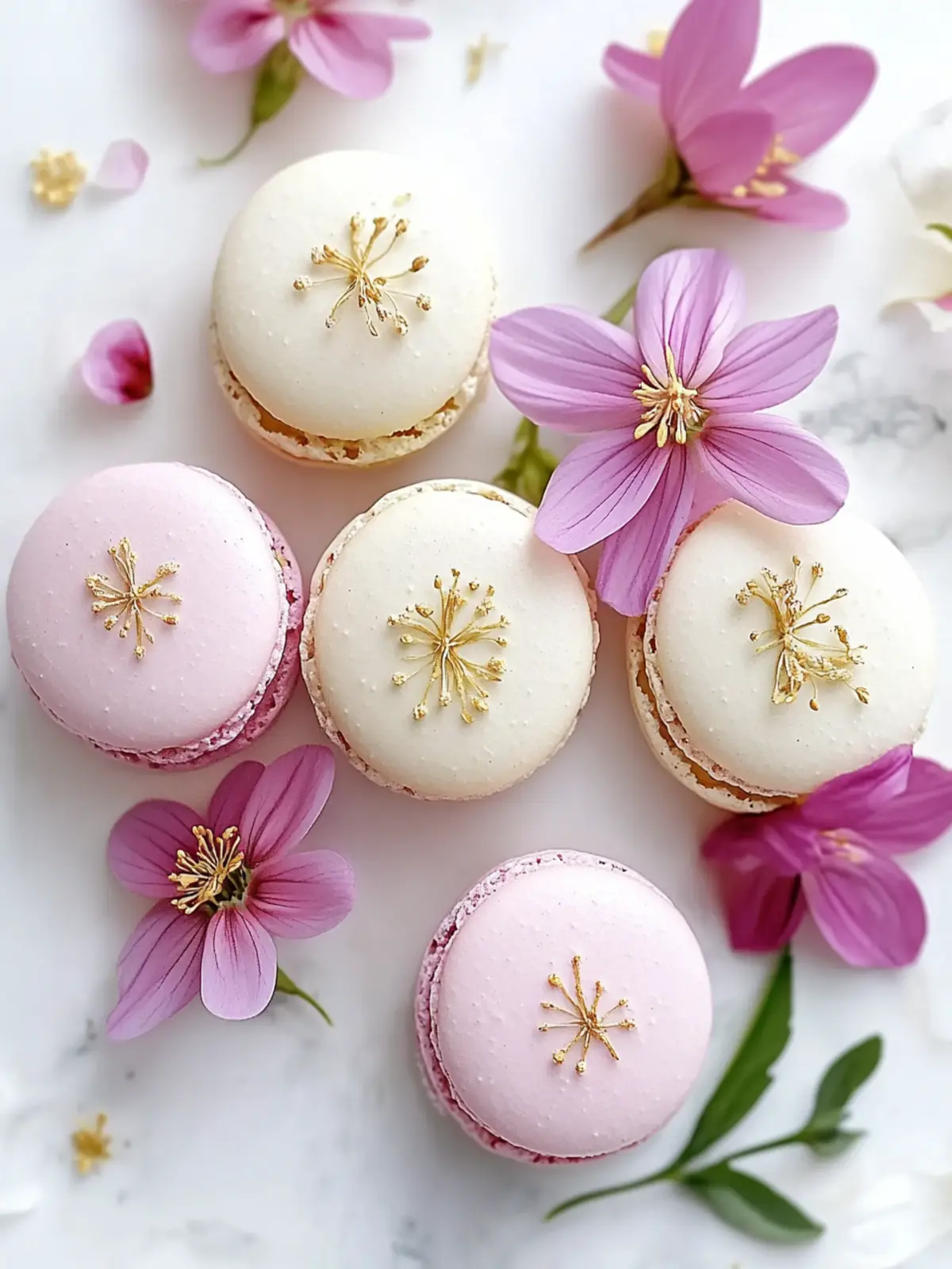 Gorgeous Flower Macarons: Easy, Gluten-Free Baking Delight 2 Flower Macarons