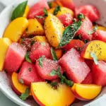 Easy Summer Peach Watermelon Salad You'll Crave All Season 85 Easy Summer Peach Watermelon Salad