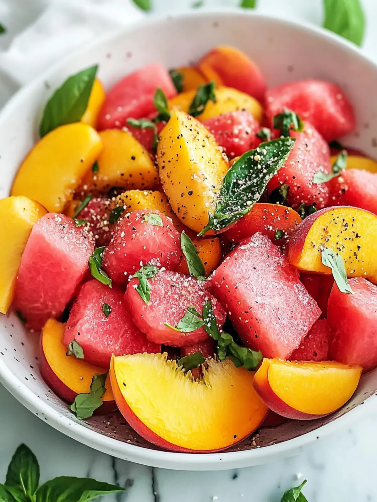 Easy Summer Peach Watermelon Salad You'll Crave All Season 5 Easy Summer Peach Watermelon Salad