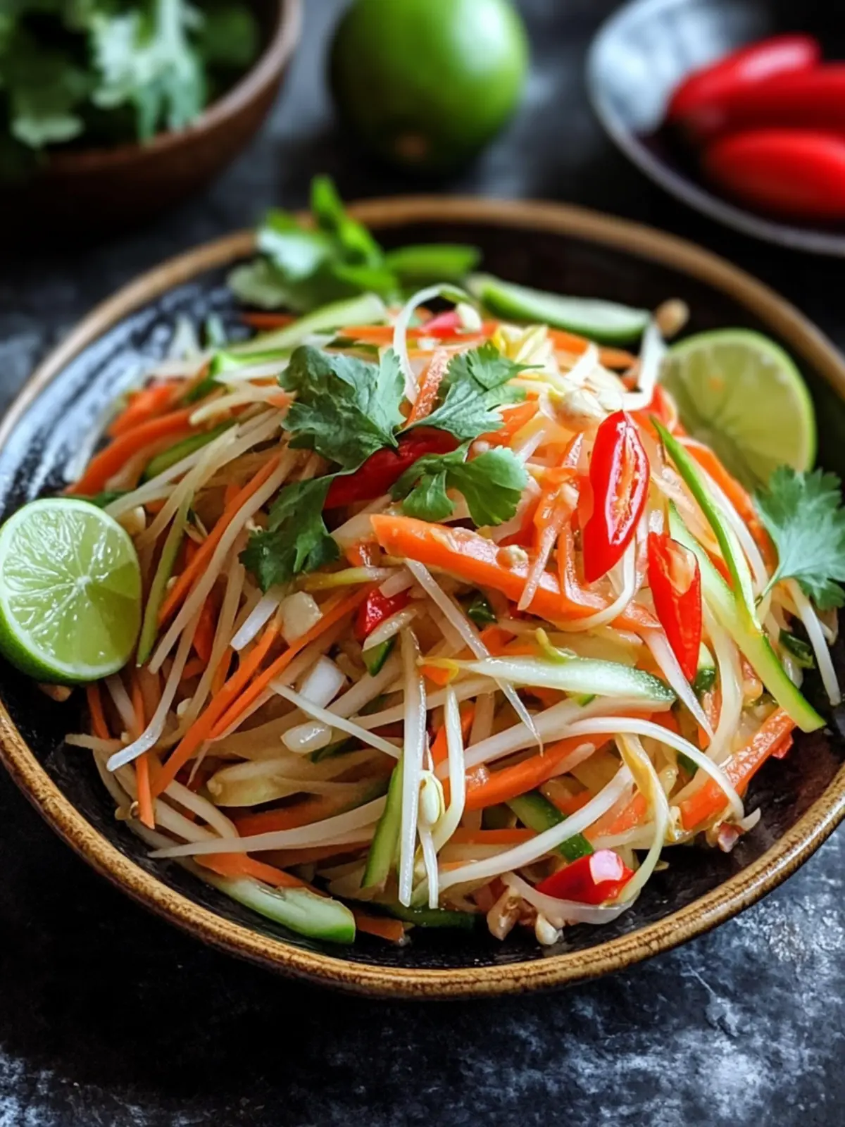 Zesty Lao Papaya Salad: A Quick and Refreshing Treat 5 Lao Papaya Salad