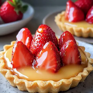 Strawberry Honey Custard Tarts with Zesty Lemon Curd Bliss 9 Strawberry Honey Custard Tarts