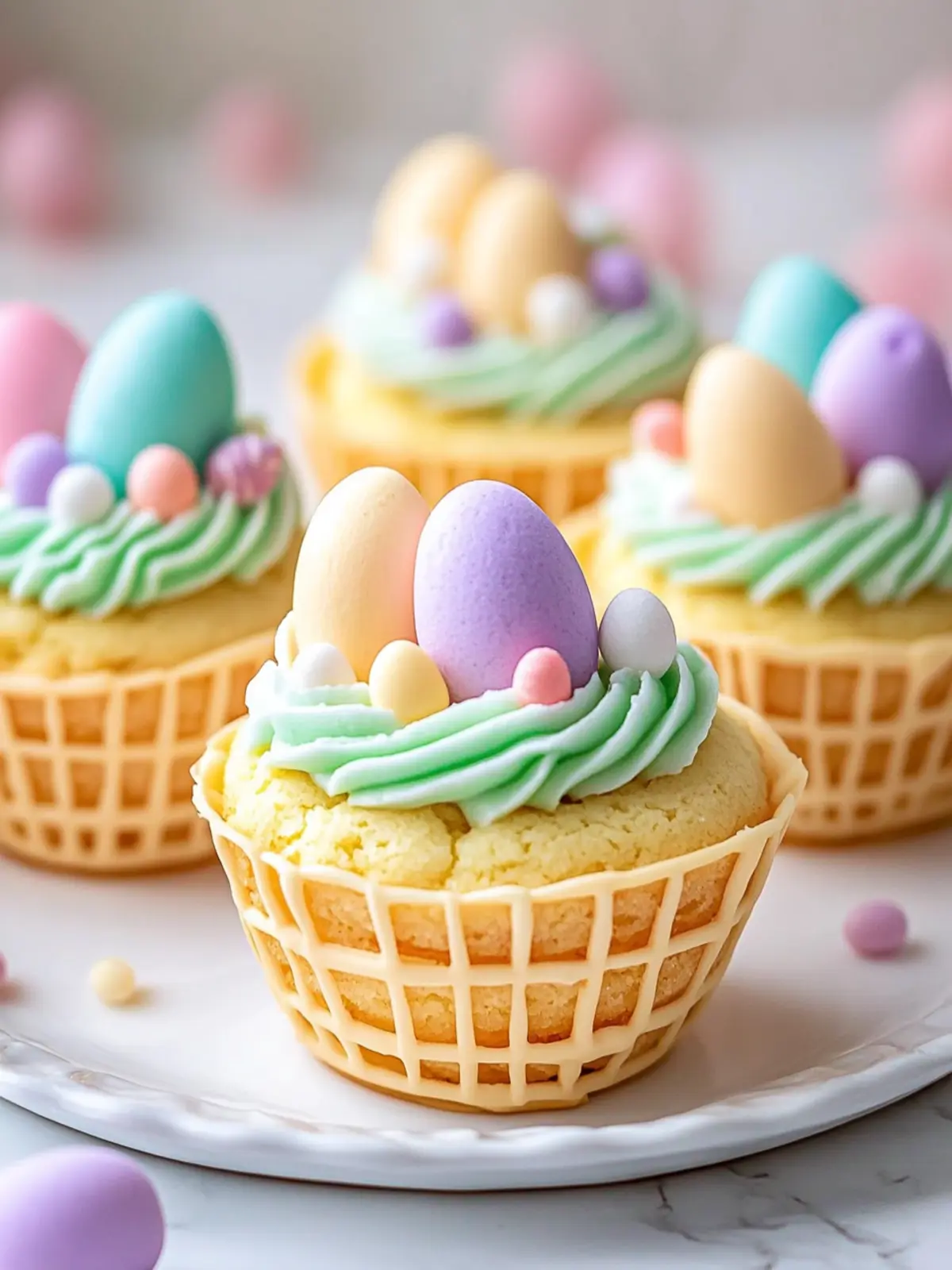 Easter Basket Sugar Cookie Cups for a Colorful Celebration 5 Easter Basket Sugar Cookie Cups
