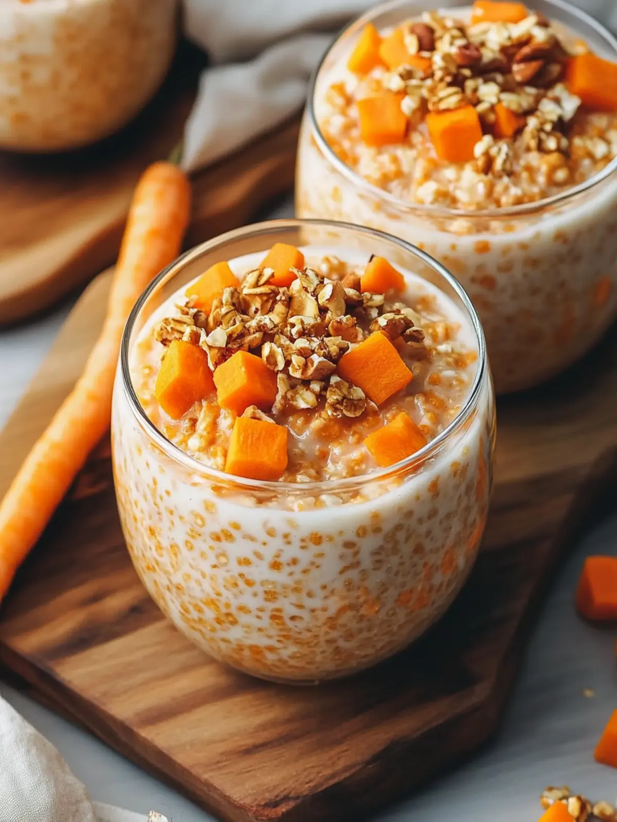 Carrot-Cake Overnight Oats: A Sweet Morning Boost! 4 Carrot-Cake Overnight Oats