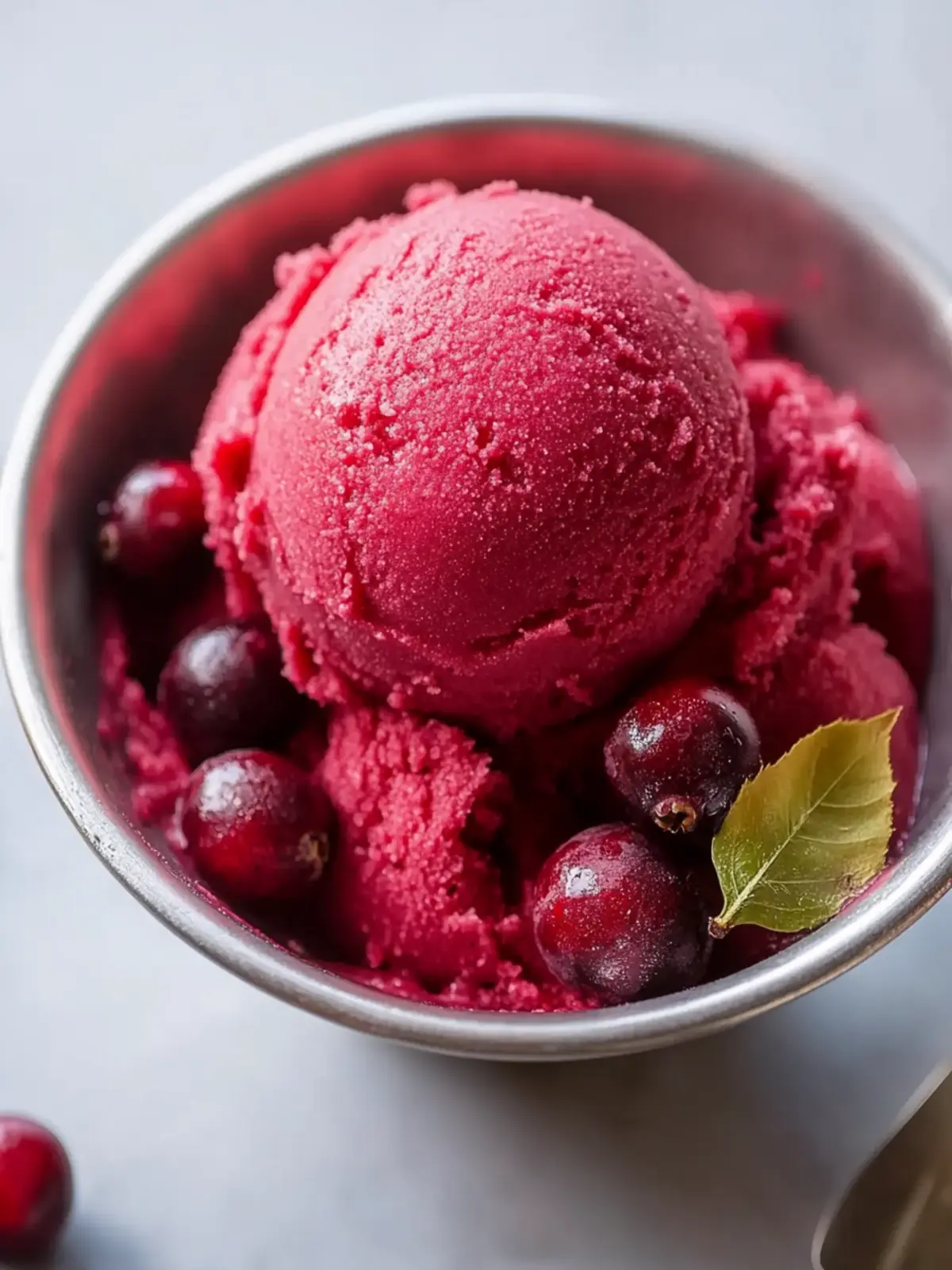 Cranberry Sorbet Tangy Sweet Delight for Refreshing Summer Treats 5 Cranberry Sorbet Tangy Sweet