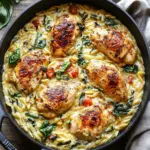 Creamy Ricotta Chicken and Orzo Skillet for Cozy Nights 4 Creamy Ricotta Chicken and Orzo Skillet for Cozy Nights