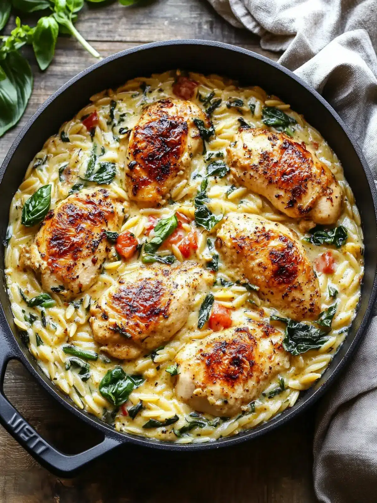Creamy Ricotta Chicken and Orzo Skillet for Cozy Nights 5 Creamy Ricotta Chicken and Orzo Skillet for Cozy Nights