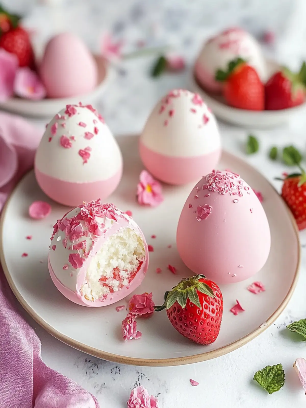 Strawberry Shortcake Easter Egg Bombs: Spring's Sweet Surprise 4 Strawberry Shortcake Easter Egg Bombs