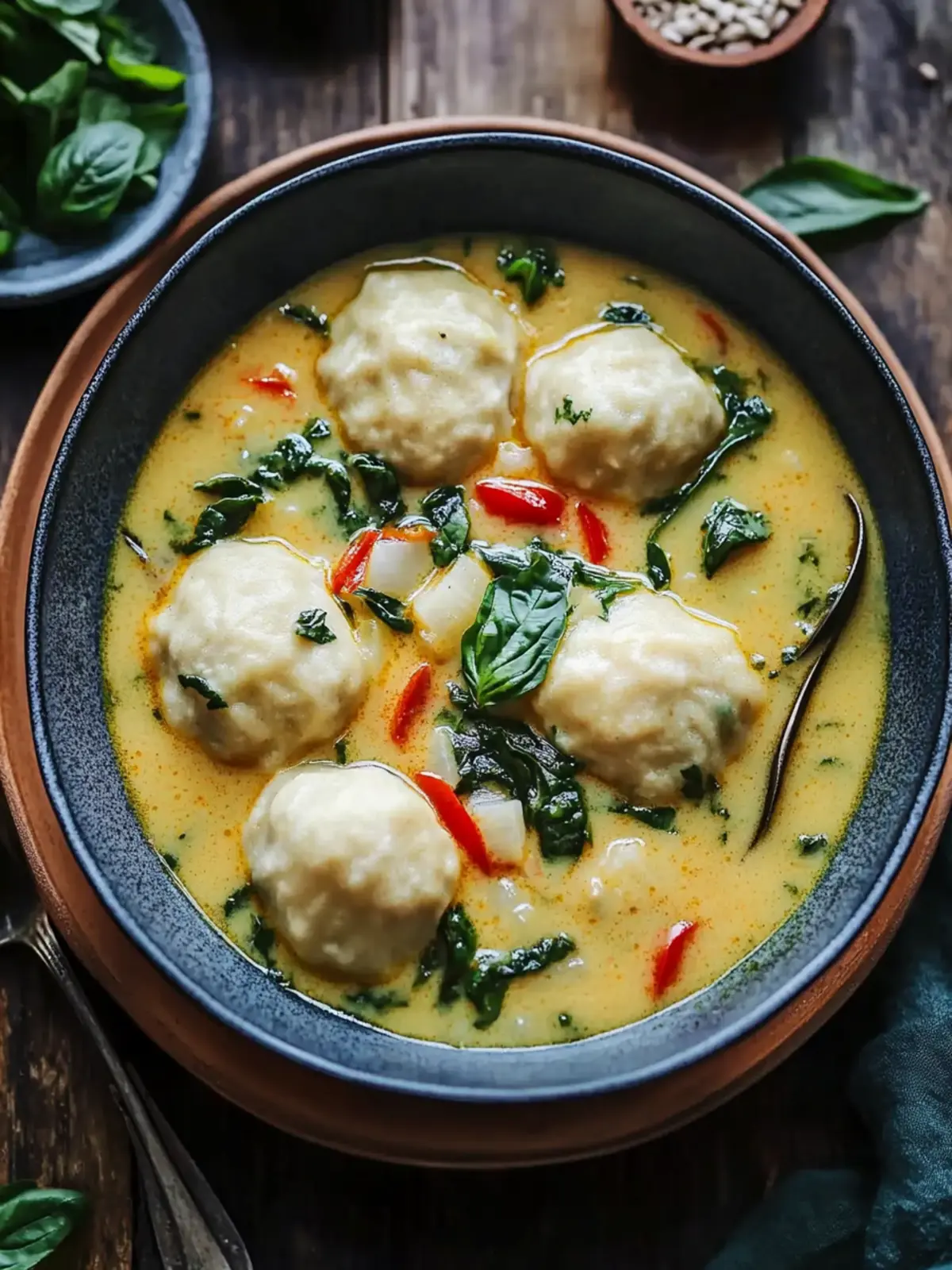 Cozy Coconut Curry Soup With Dumplings for Ultimate Comfort 2 Coconut Curry Soup With Dumplings for Cozy Nights In