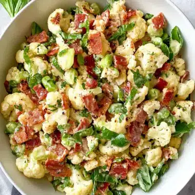 Delicious BLT Cauliflower Salad: Your New Low-Carb Favorite 10 BLT Cauliflower Salad