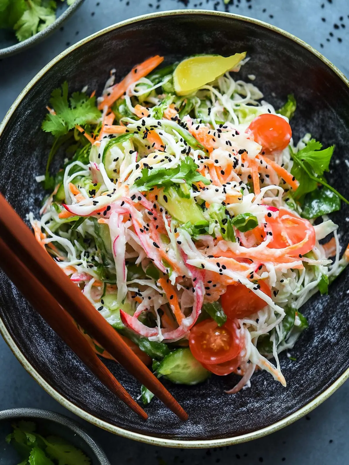 Delicious Kani Salad (Japanese Style) for Quick Refreshment 3 Kani Salad (Japanese Style)