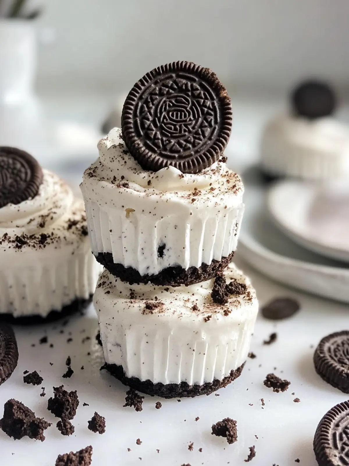 Healthy No-Bake Oreo Cheesecake Bites Recipe Everyone Will Love 2 Healthy No-Bake Oreo Cheesecake Bites Recipe