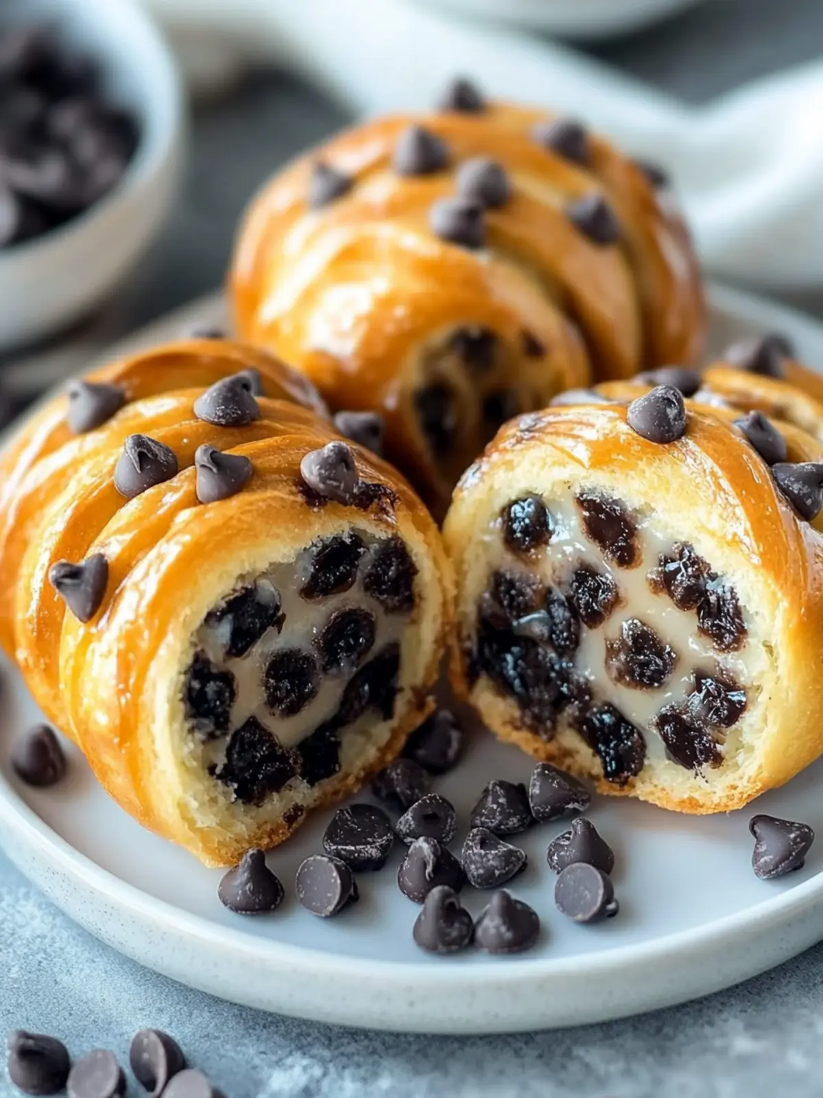 Decadent Chocolate Chip Vanilla Custard Brioches Made Easy 4 Decadent Chocolate Chip Vanilla Custard Brioches