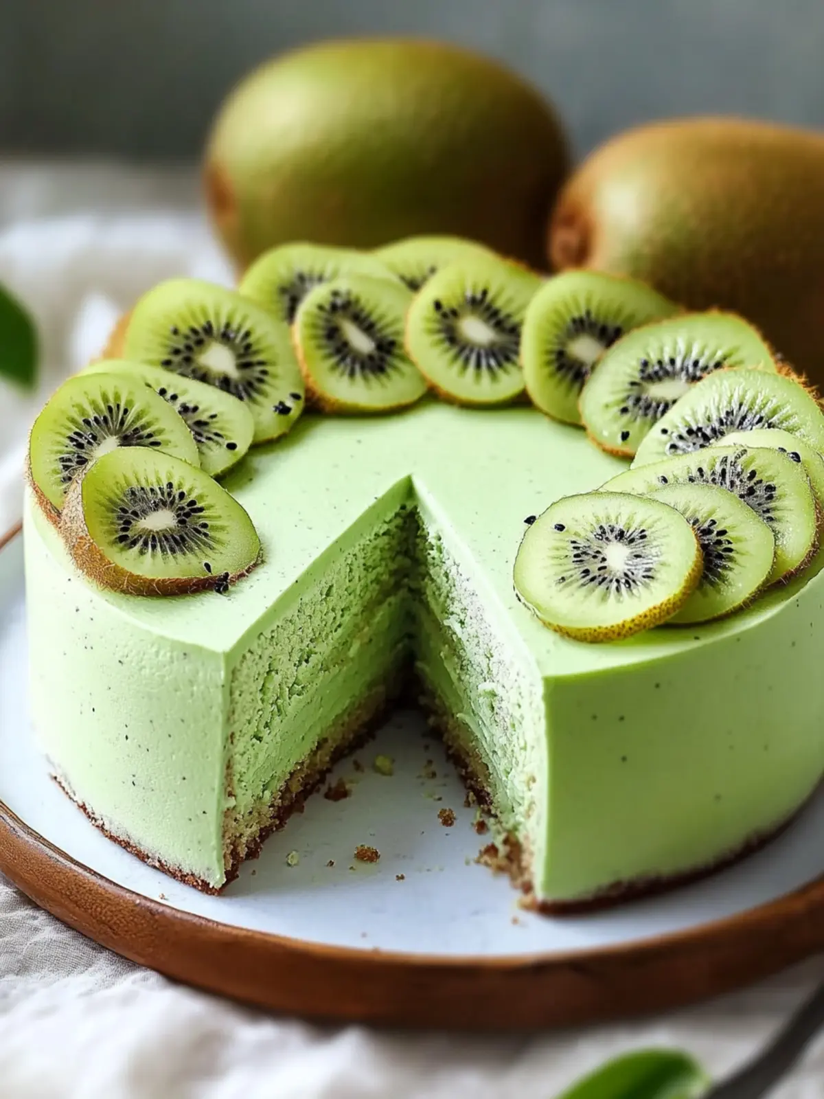 Delicious Kiwi Mousse Cake: A No-Bake Summer Delight 4 Kiwi Mousse Cake