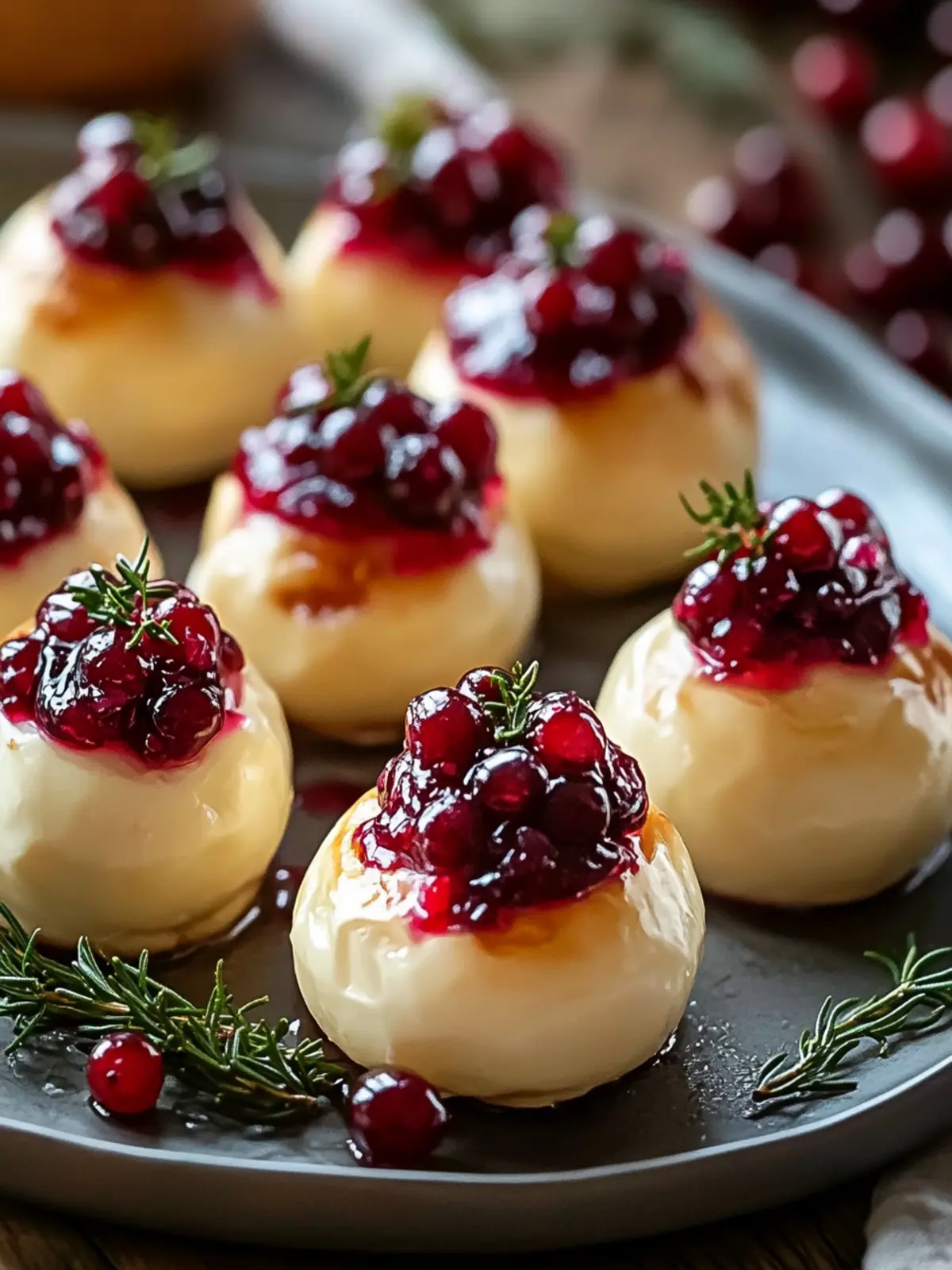Cranberry Brie Bombs That Wow: Effortless Holiday Appetizers 2 Cranberry Brie Bombs That Wow: Easy Holiday Appetizers