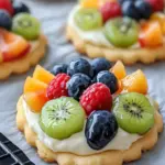 Delicious Fruit Pizza Cookies with Creamy Frosting Magic 4 Delicious Fruit Pizza Cookies with Creamy Frosting Delight