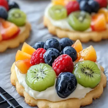 Delicious Fruit Pizza Cookies with Creamy Frosting Magic 10 Delicious Fruit Pizza Cookies with Creamy Frosting Delight