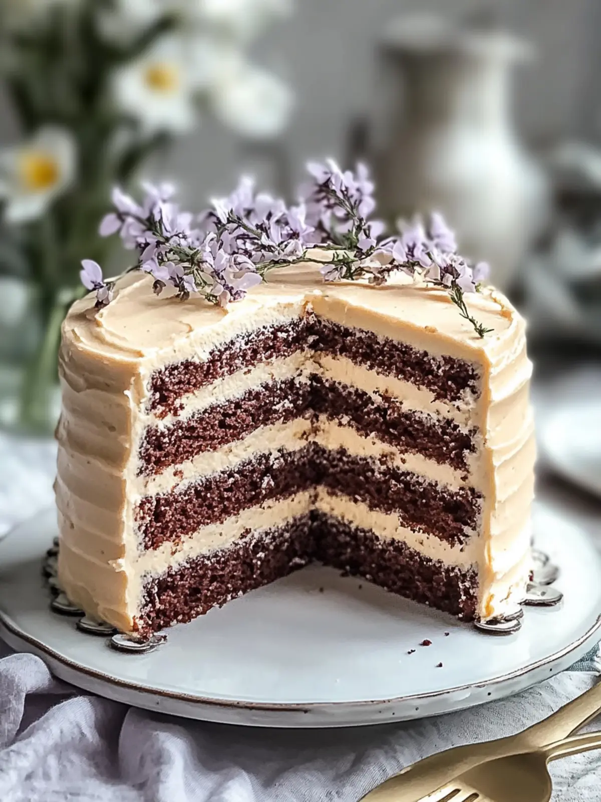 Indulge in Velvet Earl Grey Layer Cake for a Heavenly Treat 4 Indulge in Velvet Earl Grey Layer Cake