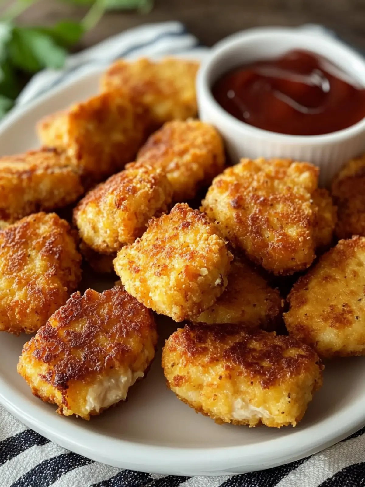 Easy Baked Chicken Nuggets Made with Canned Chicken Bliss 3 Easy Baked Chicken Nuggets (Made with Canned Chicken)