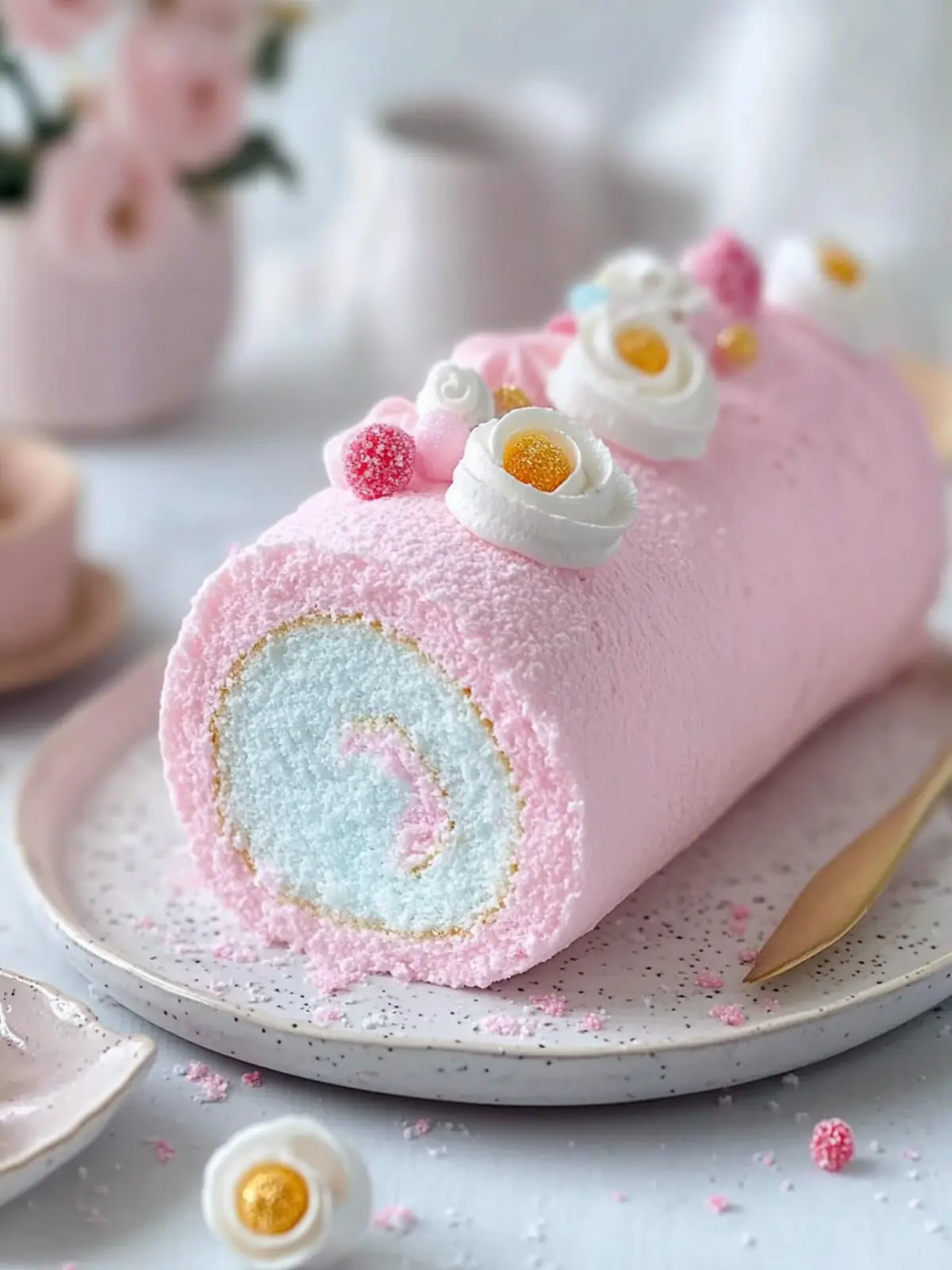 Japanese Cotton Candy Cake Roll: Sweetness Redefined at Home 5 Japanese Cotton Candy Cake Roll