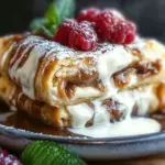 Irresistible Cinnamon Roll Cheesecake Chimichangas Recipe 8 Cinnamon Roll Cheesecake Chimichangas