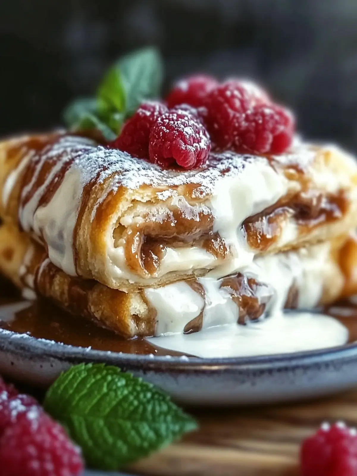 Irresistible Cinnamon Roll Cheesecake Chimichangas Recipe 5 Cinnamon Roll Cheesecake Chimichangas
