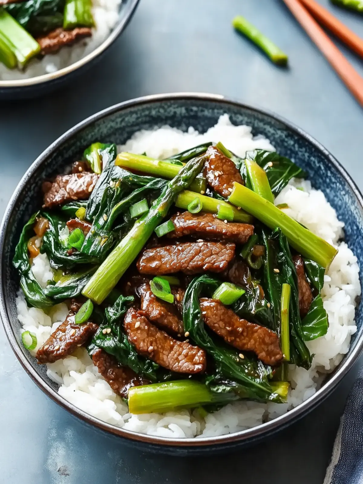 Savory Soy Beef Bok Choy and Asparagus Stir-Fry in 20 Minutes 4 Savory Soy Beef Bok Choy and Asparagus Stir-Fry