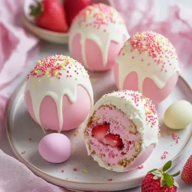 Strawberry Shortcake Easter Egg Bombs to Wow Your Guests 9 Strawberry Shortcake Easter Egg Bombs