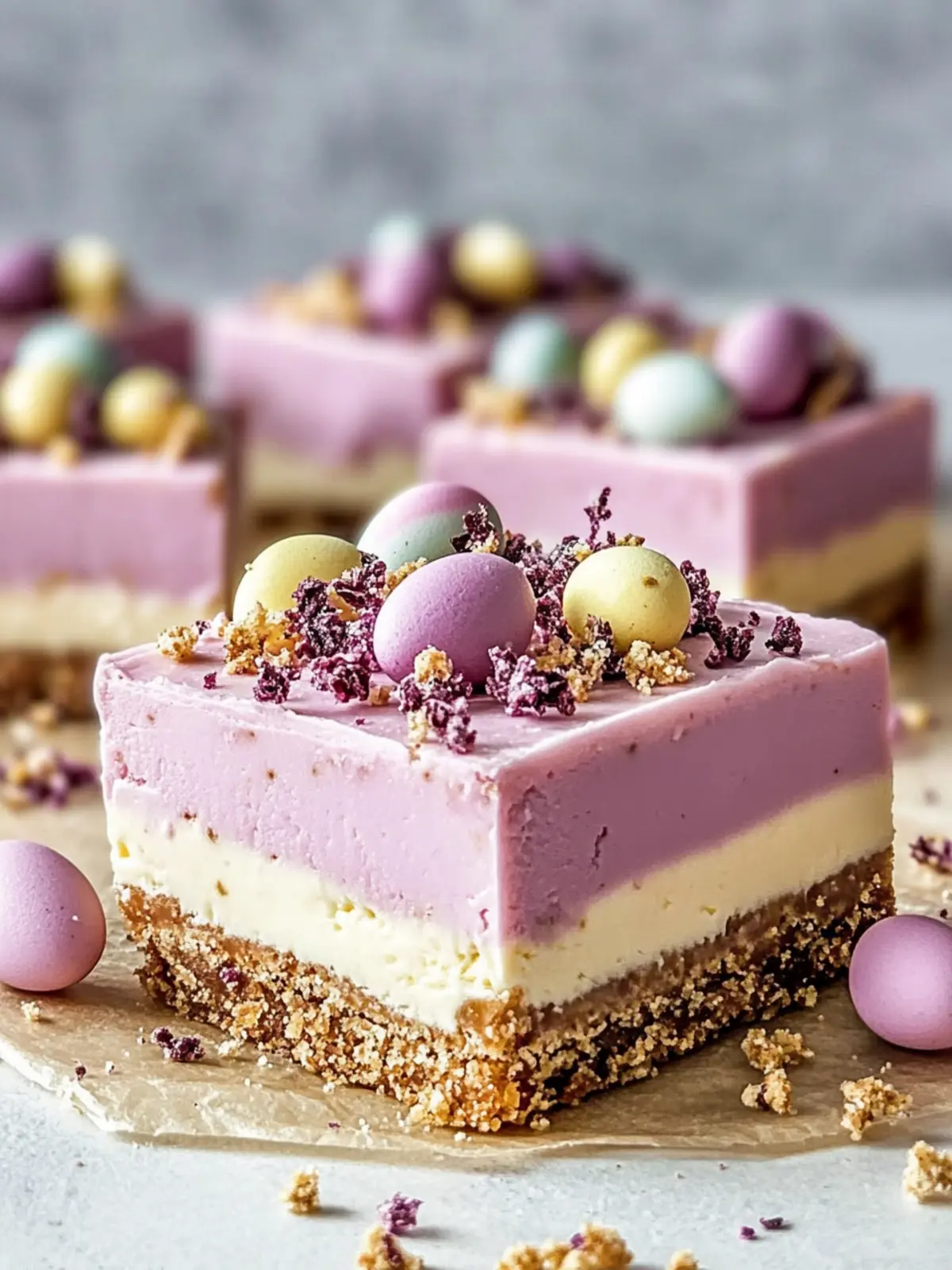 Easter Egg Cheesecake Bars to Sweeten Your Spring Celebrations 3 Easter Egg Cheesecake Bars