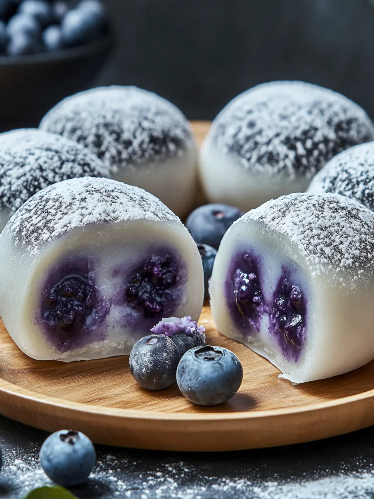 Blueberry Cream Mochi Buns: Your New Favorite No-Bake Treat 5 Blueberry Cream Mochi Buns
