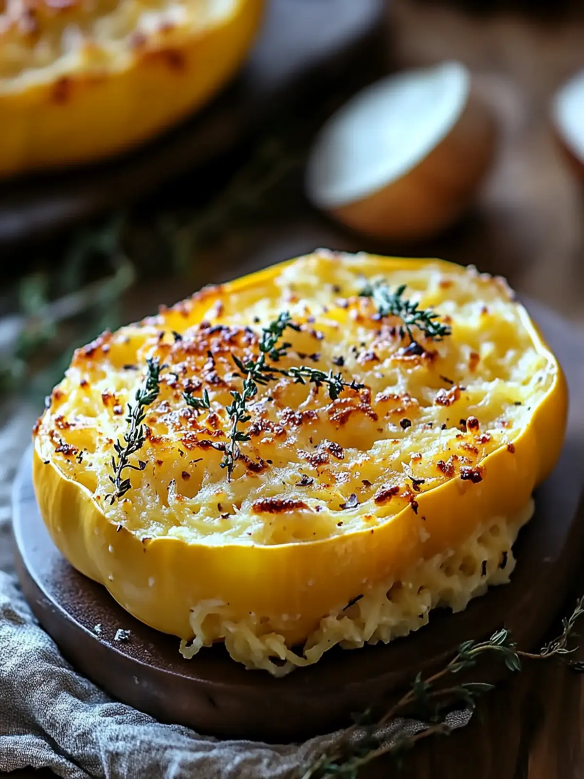 Creamy Spaghetti Squash Au Gratin: Guilt-Free Cheesy Delight 5 Creamy Spaghetti Squash Au Gratin