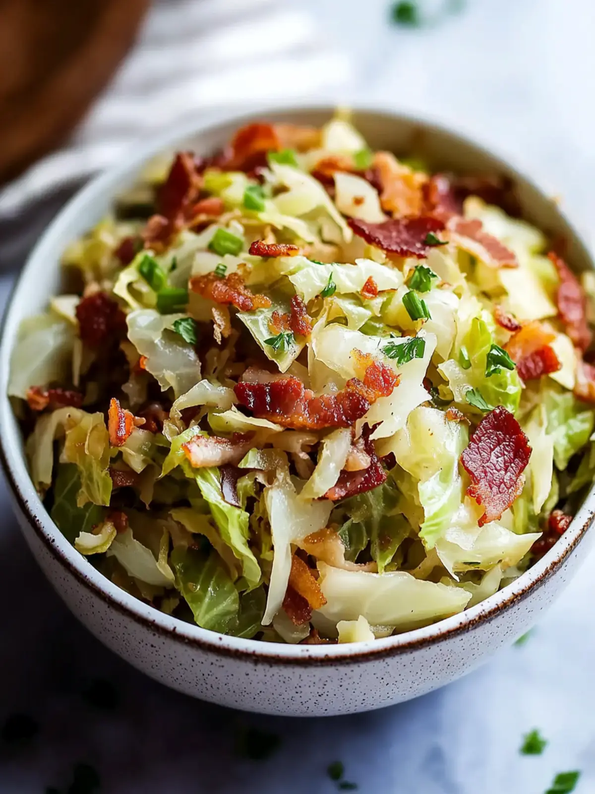 Savory Southern Fried Cabbage with Bacon for Quick Comfort 3 Southern Fried Cabbage with Bacon