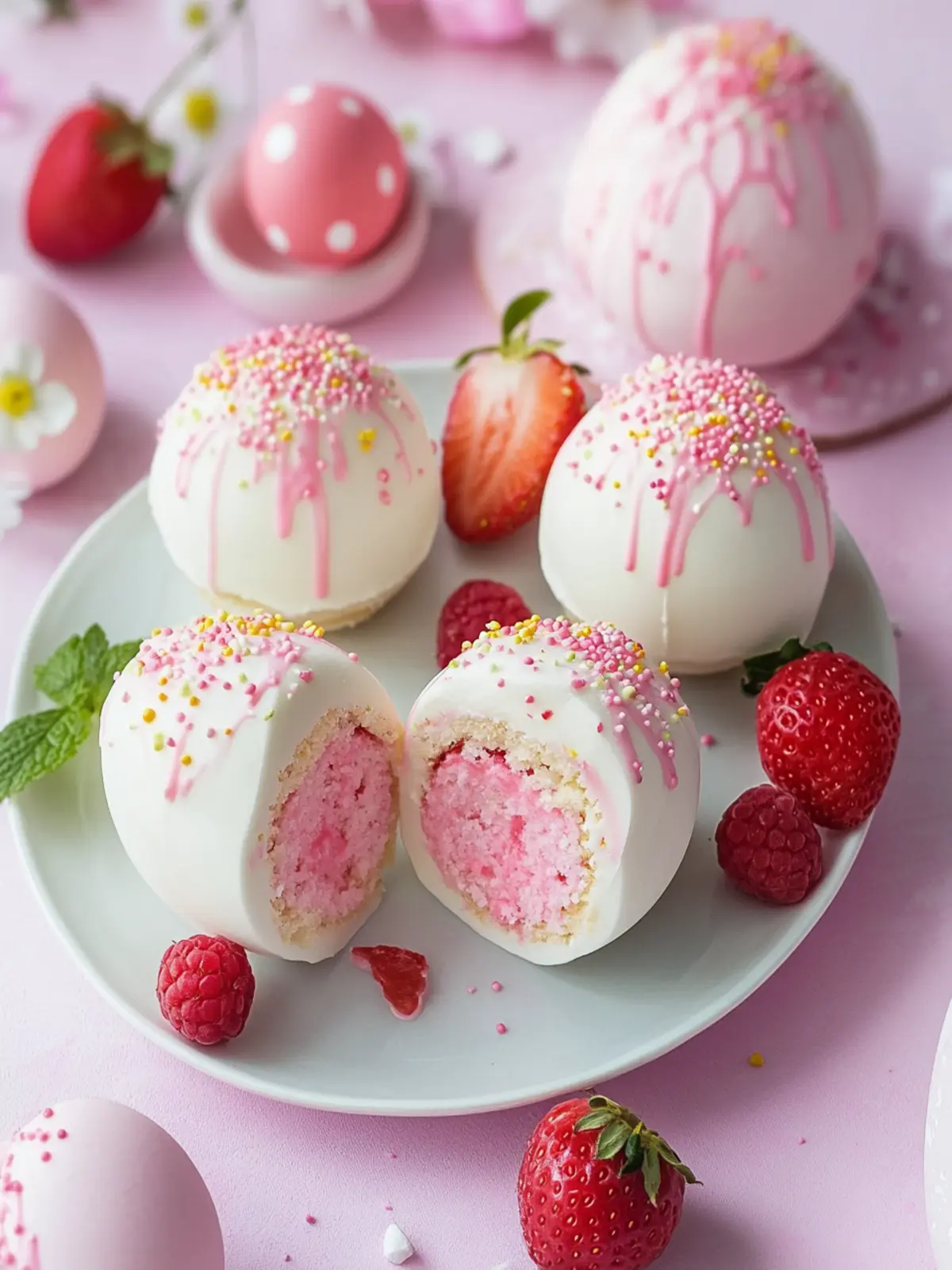 Strawberry Shortcake Easter Egg Bombs to Wow Your Guests 2 Strawberry Shortcake Easter Egg Bombs