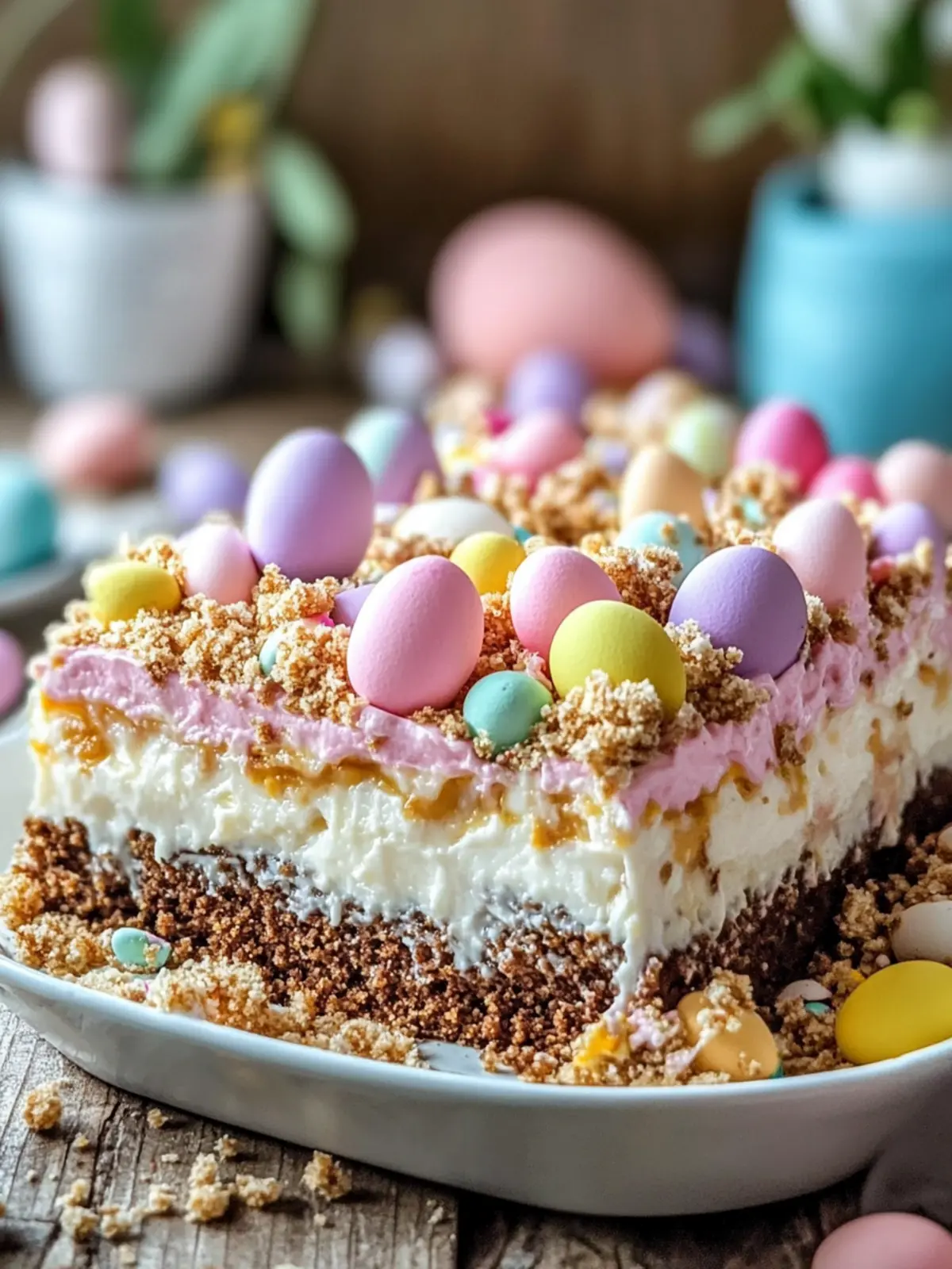 Delicious Easter Dirt Cake Casserole for a No-Bake Delight 3 Easter Dirt Cake Casserole