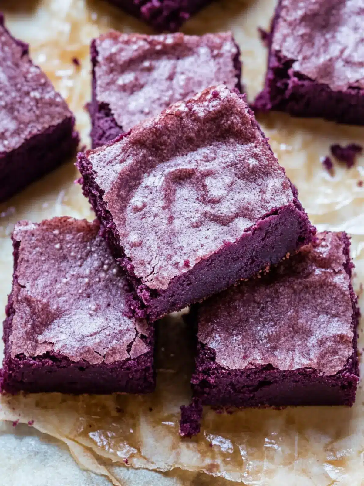 Decadent Ube Brownies That Are Gooey and Gluten-Free 2 Ube Brownies