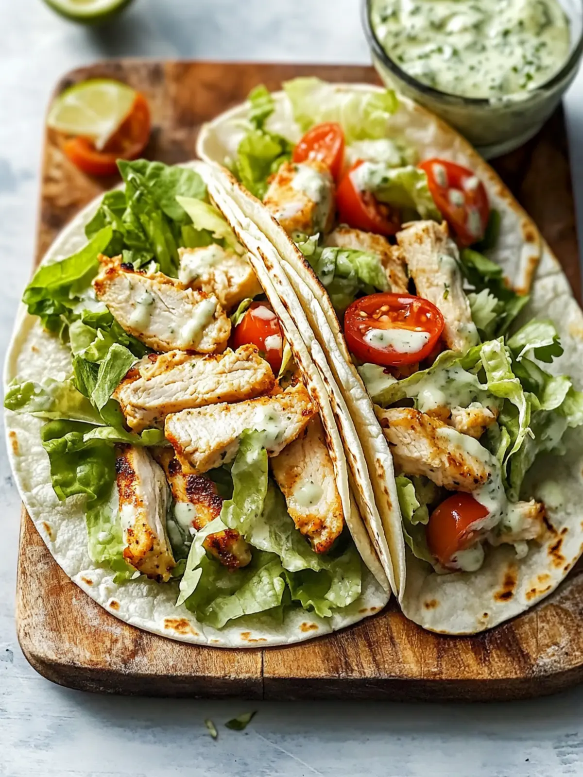Savory Smash Chicken Caesar Tacos You’ll Crave Over Fast Food 3 Smash Chicken Caesar Tacos
