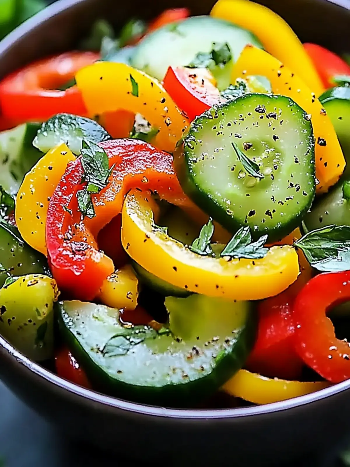 Refreshing Cucumber Sweet Pepper Salad for a Vibrant Summer Bite 4 Refreshing Cucumber Sweet Pepper Salad