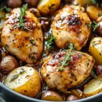 Savor One-Pan Honey Mustard Chicken and Potatoes for Dinner 84 Savor One-Pan Honey Mustard Chicken and Potatoes Tonight