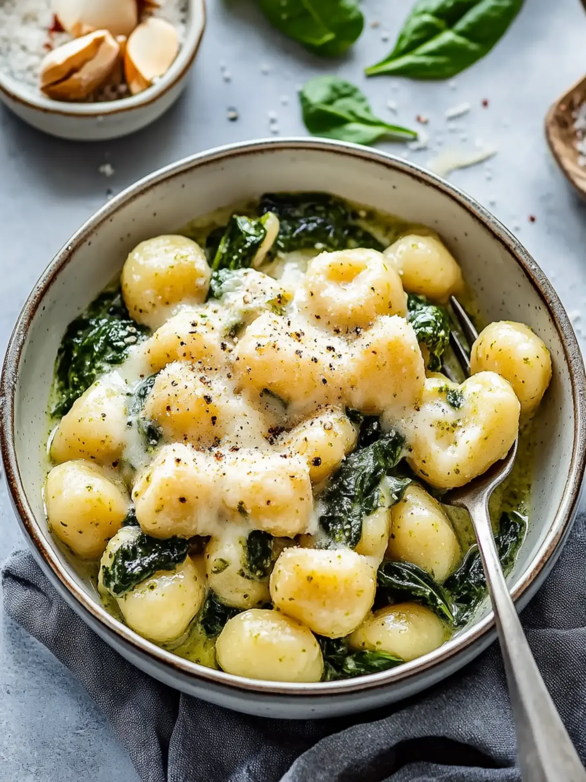 Creamy Pesto Gnocchi with Spinach and Artichokes Made Easy 4 Creamy Pesto Gnocchi with Spinach and Artichokes Made Easy