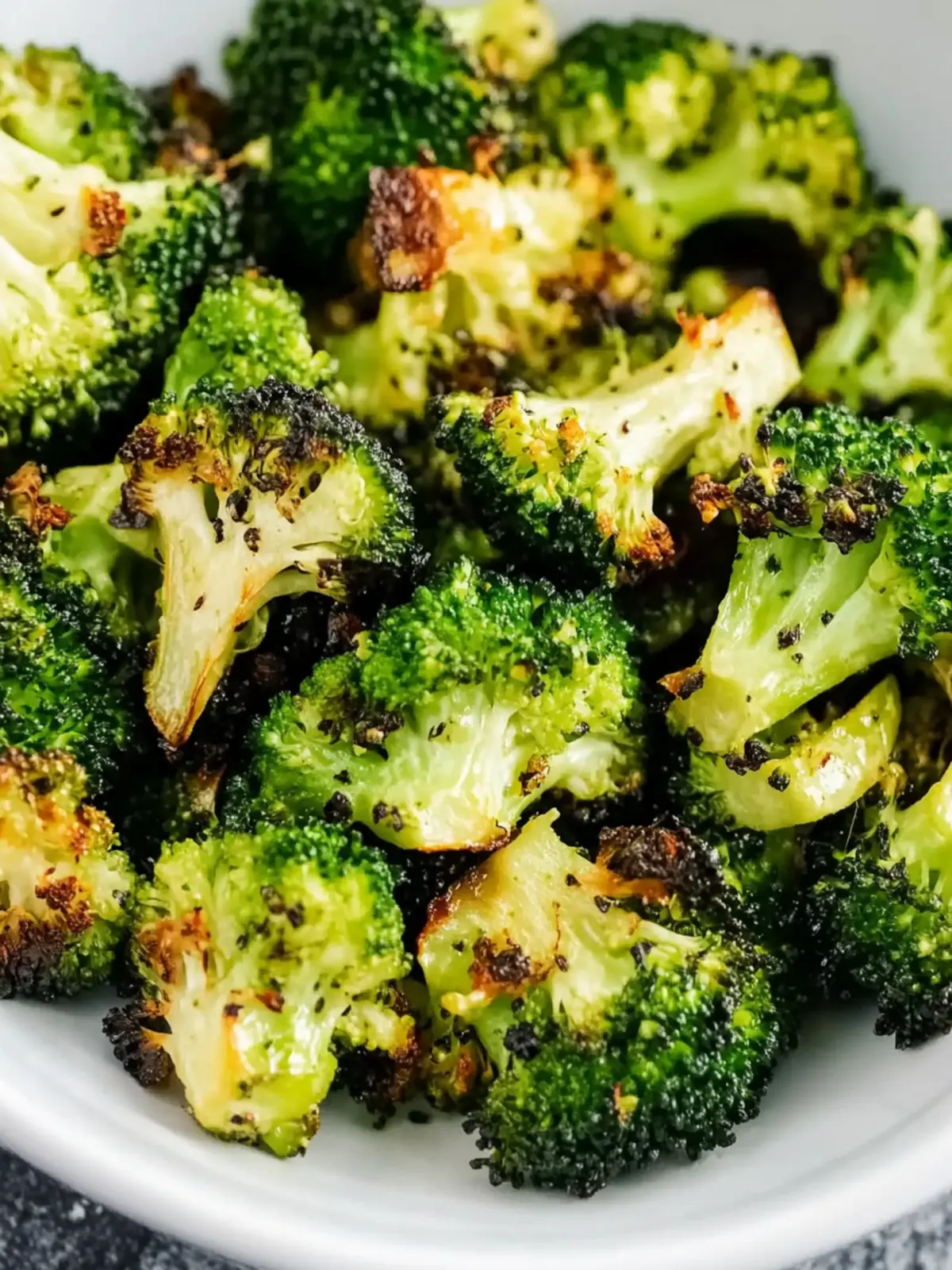 Crispy Air Fryer Roasted Broccoli in Just 15 Minutes 2 Air Fryer Roasted Broccoli