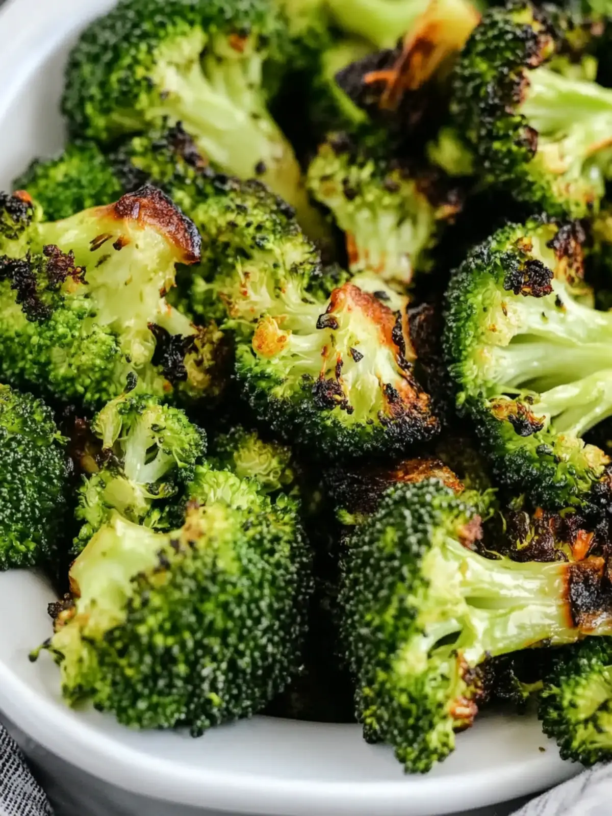 Crispy Air Fryer Roasted Broccoli in Just 15 Minutes 5 Air Fryer Roasted Broccoli
